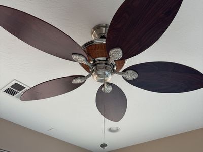 Ceiling fan, no light