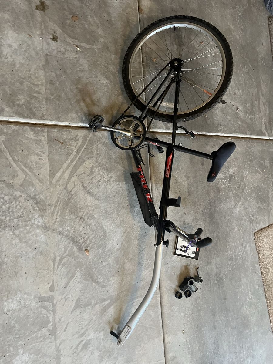 Trek Mountain Train Trail-a-Bike - Child's Tow-Behind Bicycle - Easy Attach System, All Mounts & Manual