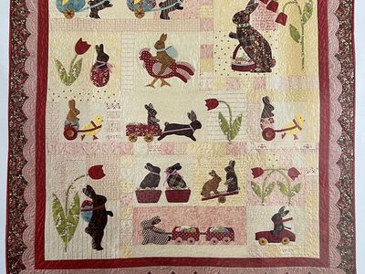 Rabbits Prefer Chocolate Quilt Kit - 12 Month - Block of the Month Kit-Complete