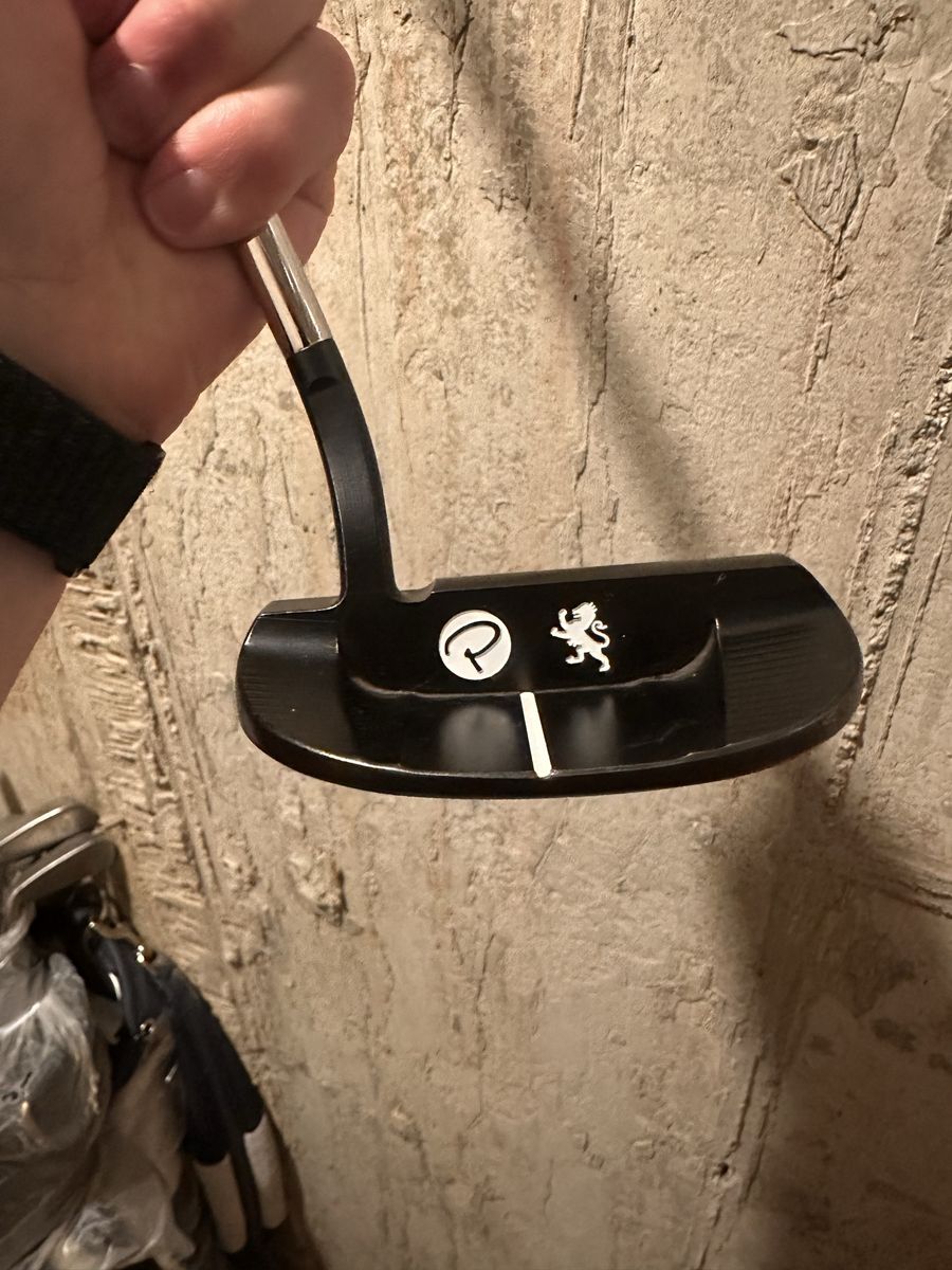 Piretti Bosa 303SS Milled Mallet Putter Black Finish Made in USA