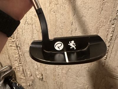 Piretti Bosa 303SS Milled Mallet Putter Black Finish Made in USA