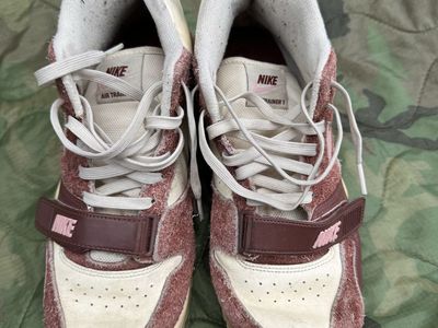 Nike Air Trainer 1 Sneakers Dark Pony Brown/Pink DM0522-201 - Men's 10