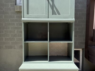 Pottery Barn Kids Storage Cabinet Sage Green Paint
