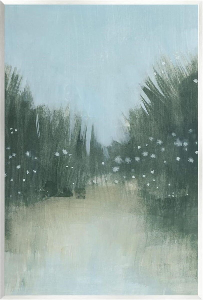 Brushed Nature Grasses Scene Wall Art - Mint Condition/Never Used