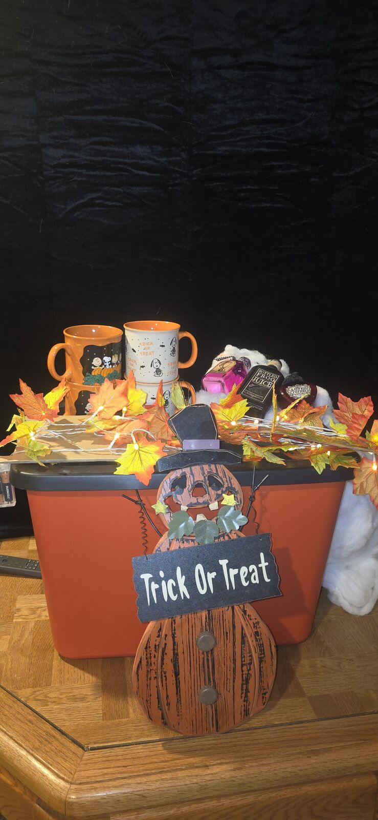 Box of Halloween Decor