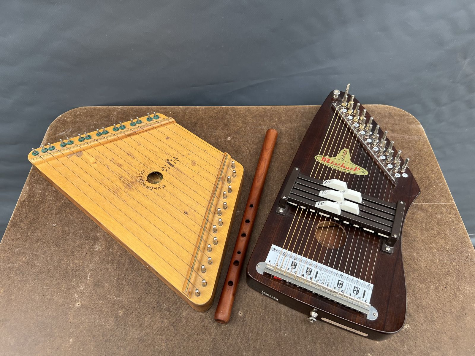 MiniHarp, Hammer Dulcimer, and Flute