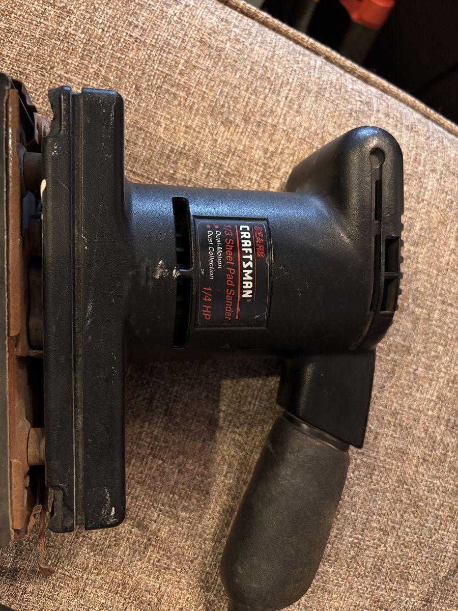 Craftsman 1/3 Sheet Pad Sander Model 315