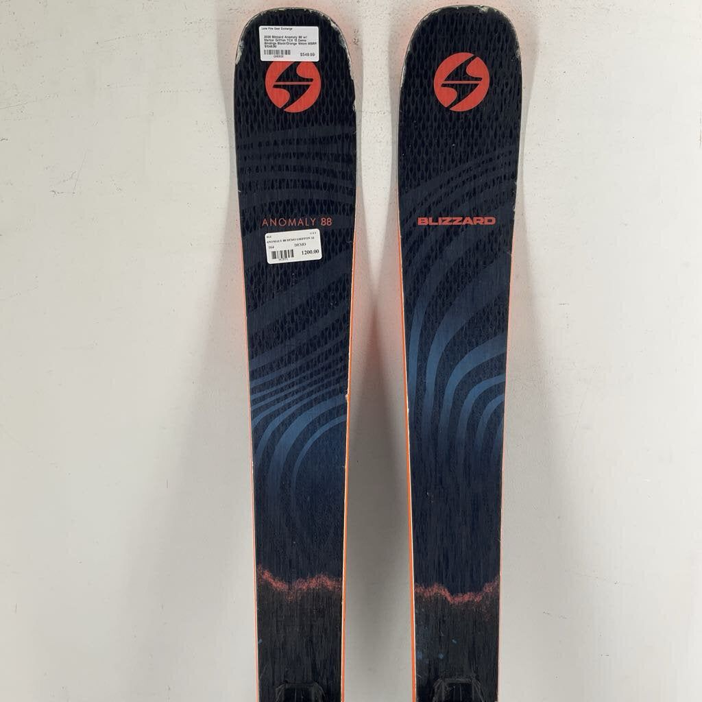 2026 Blizzard Anomaly 88 w/ Marker Griffon TCX 13 Demo Bindings