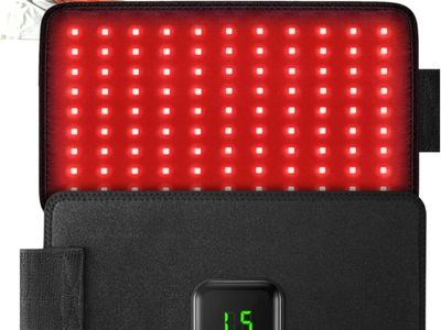 NEW Infrared Red Light Therapy for Body: 5000mAh Rechargeable Cordless for Back Waist Knee Hand Shoulder Relief, 660nm 850nm