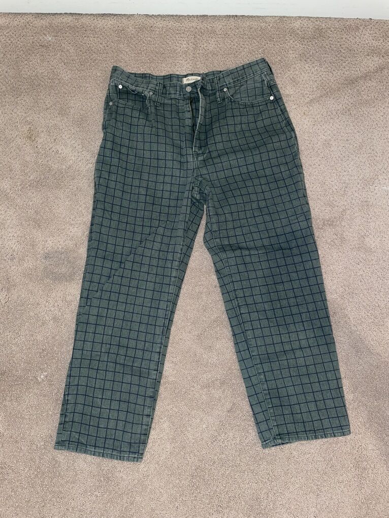 Madewell Womans Green Jeans