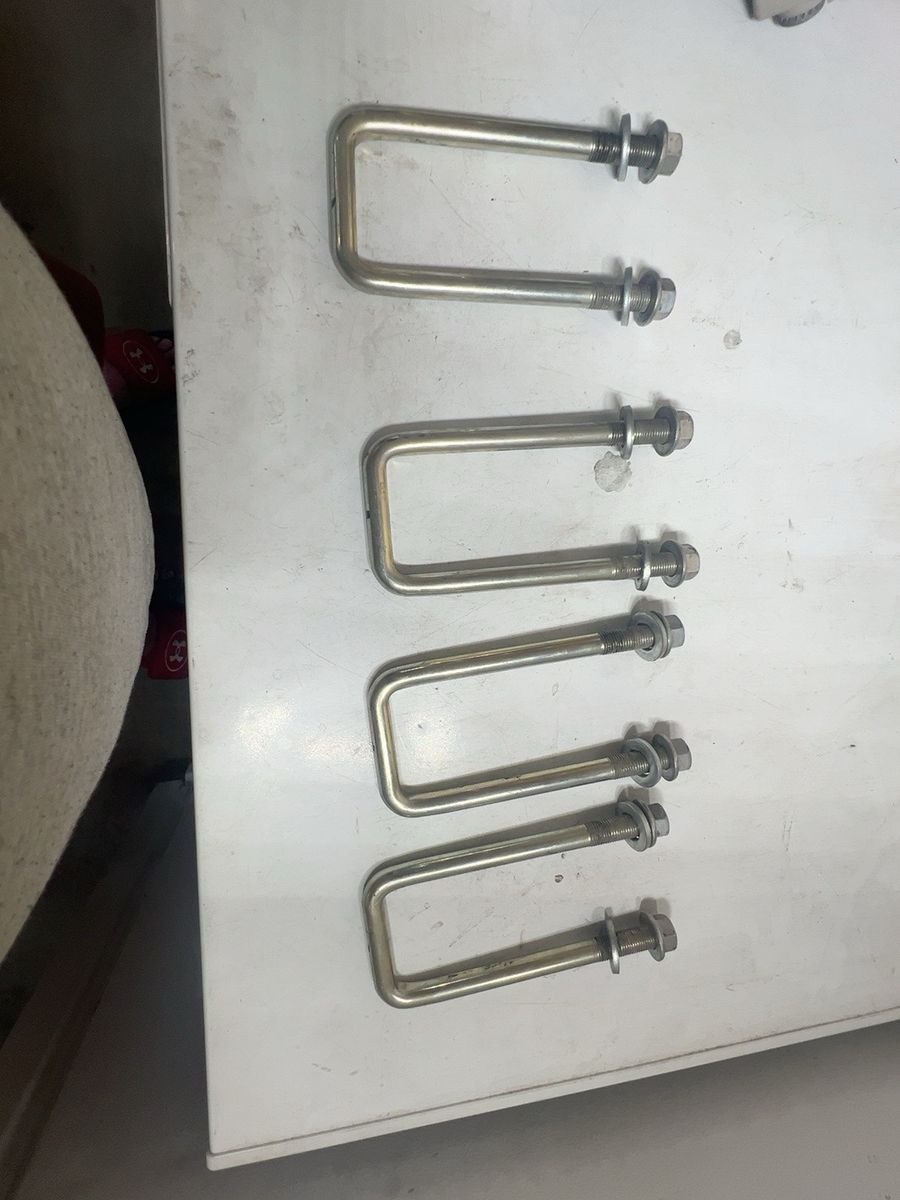 OEM Toyota Tacoma Rear Leaf Spring U-Bolts w/ Hardware – Set of 4