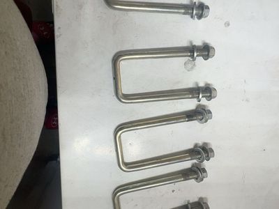 OEM Toyota Tacoma Rear Leaf Spring U-Bolts w/ Hardware – Set of 4