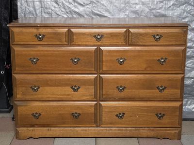 9 Drawer Solid Wood Dresser