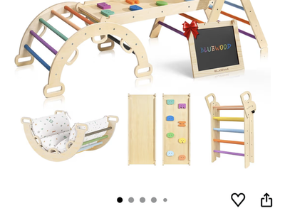 BlueWood Pikler Triangle Set KIDS BABY PLAYGROUND CLIMBING GYM