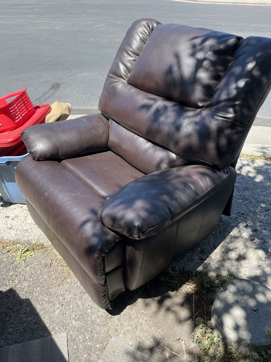 leather recliner