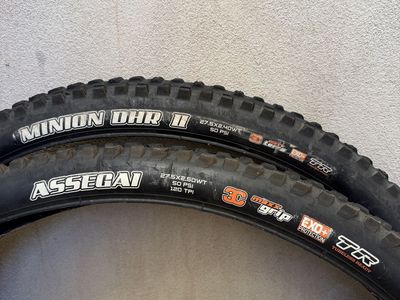 Maxxis Assegai & DHR II 27.5” tire pair