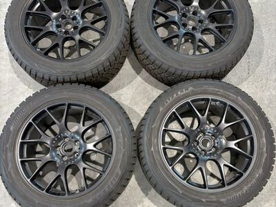 BBS CHR Wheel 20x9 5x112 +25 66.5 Center bore, Porsche, w/ Bridgestone Blizzak