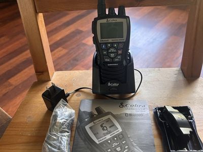 Cobra MR HH500 FLT BT Submersible Marine VHF Radio with Bluetooth & GPS