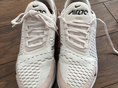 Nike Air Max 270 React Women's Running Shoes - Pink/White, Size 7.5 - Great Condition