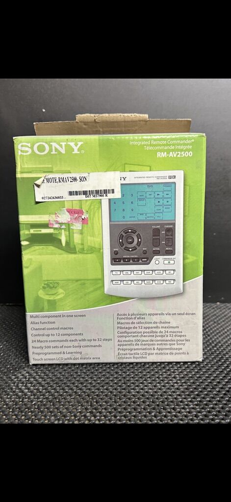 New Sony Universal Remote Control Commander