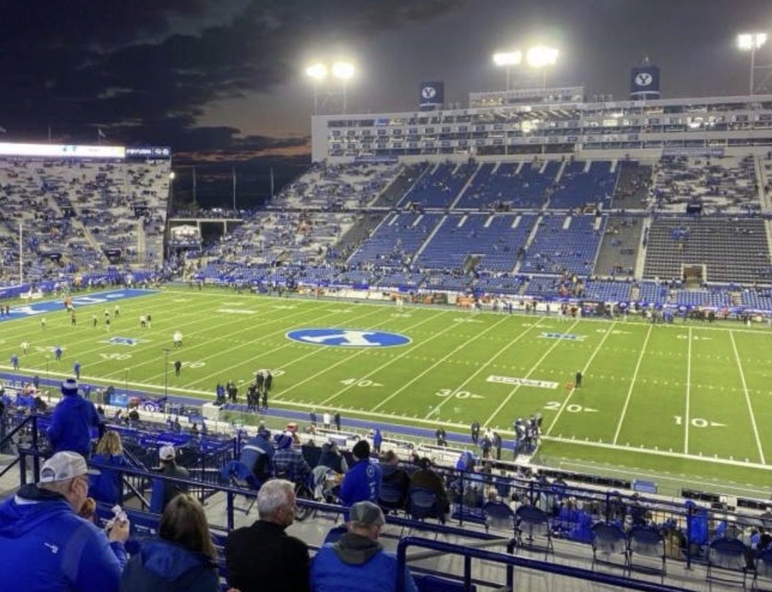4 Great BYU Football vs Utah Tech - with 2 Cushion Seats  + Parking Pass - not in the End Zone. 