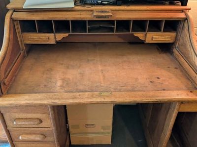 Antique roll top desk