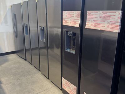 New scratch and dent side by side refrigerators