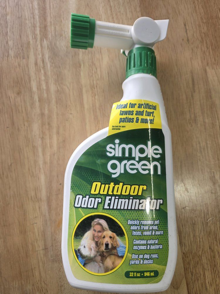 Simple Green Outdoor Odor Eliminator 32 fl oz - Pet Odor Remover for Lawns, Patios, Yards