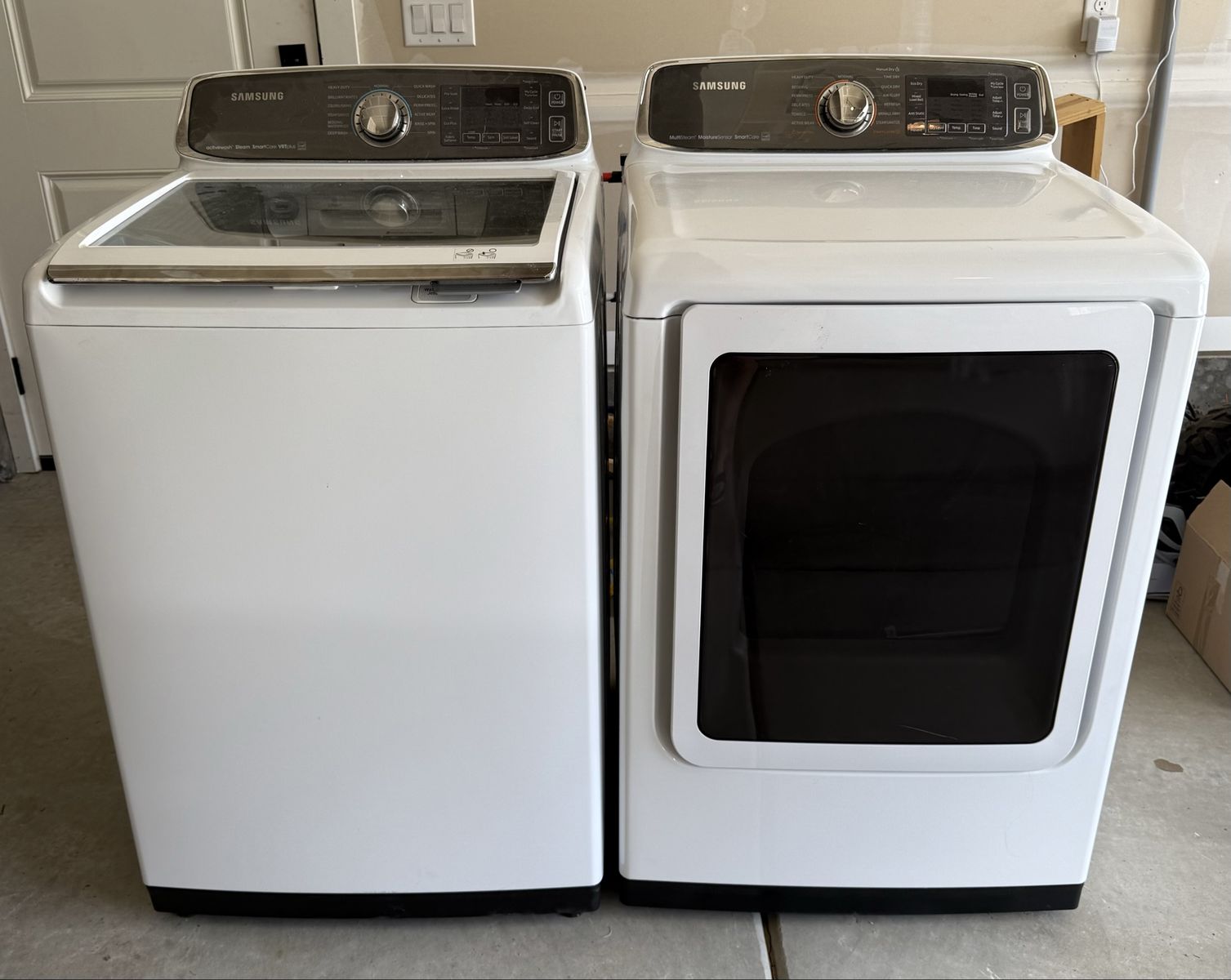 Samsung Washer and Gas Dryer Set