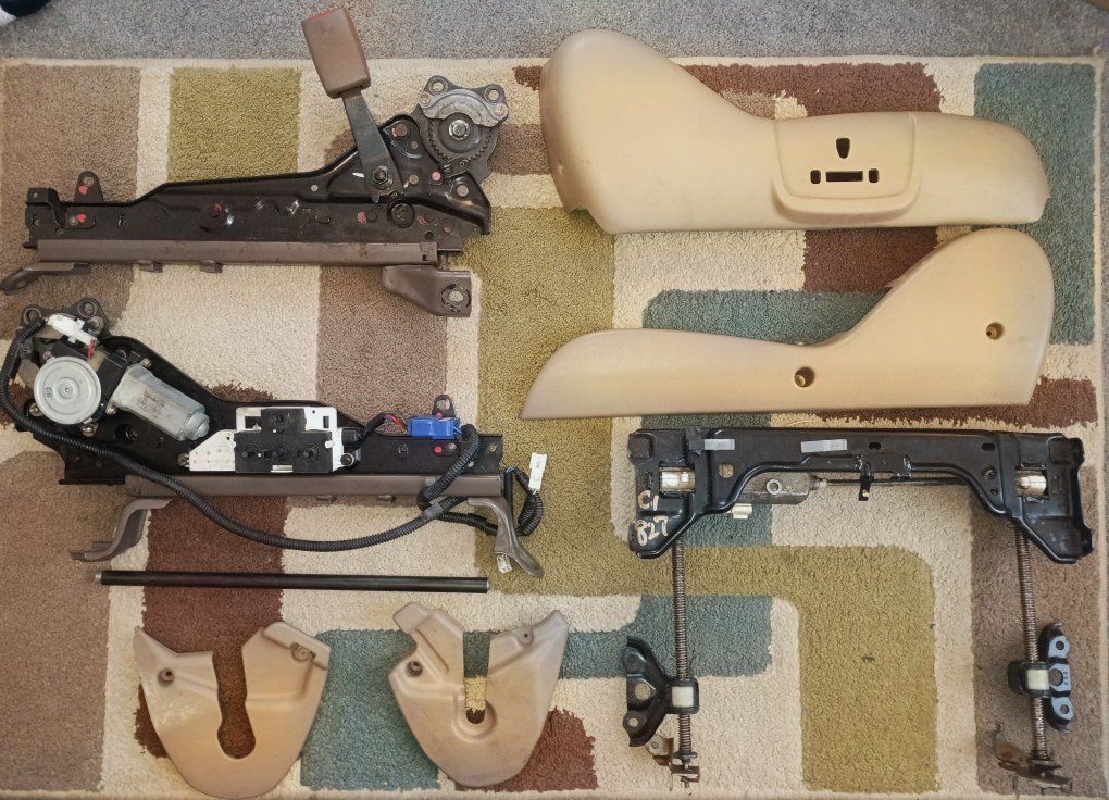 1996-2002 Toyota 4Runner Passenger Seat Parts - Oak Tan - Parting Out Individually