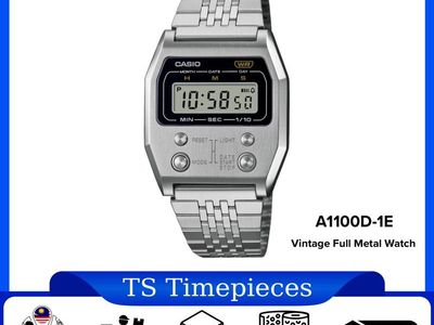 Casio A1100B, Premium "Vintage" line, NEW