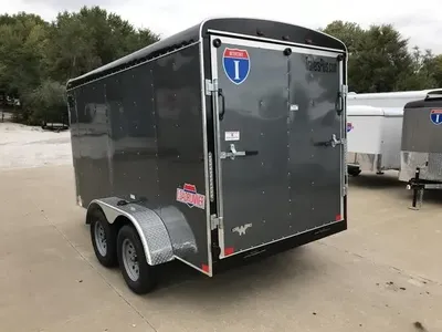 6X12 Interstate Enclosed Cargo Trailer 7K FREE INSPECTION