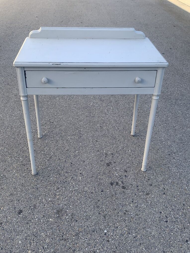 Steel Simmons Sheraton Vantiy Desk Art Deco 1920s