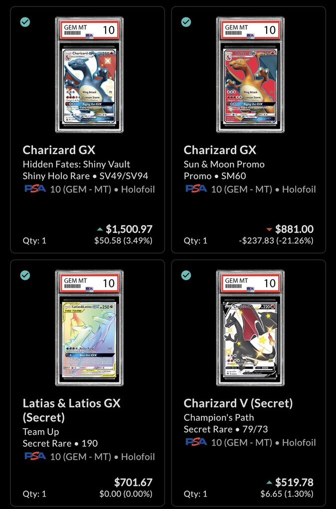 Pokemon Cards - PSA 10