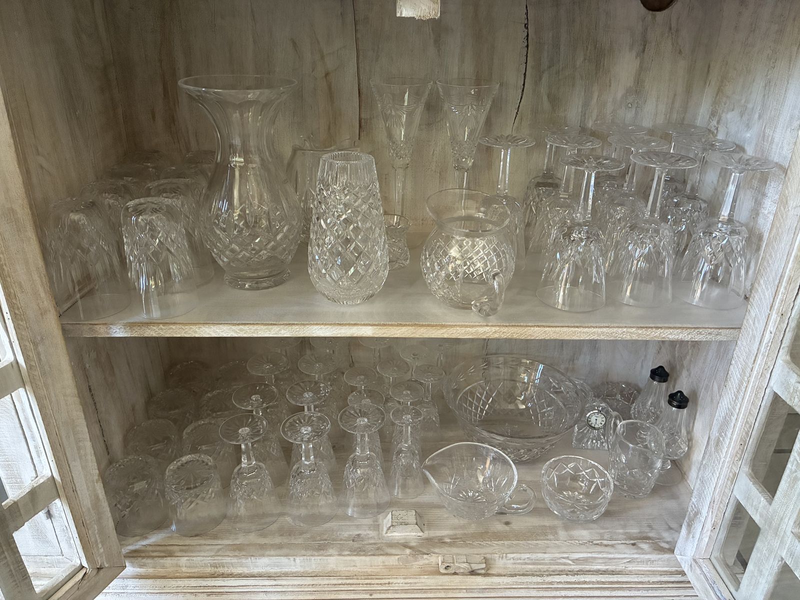 Waterford Crystal Set with Waterford Stamp
