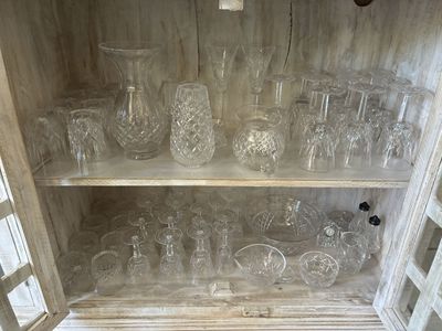Waterford Crystal Set with Waterford Stamp