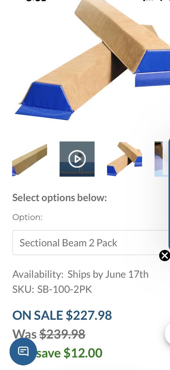Balance beam