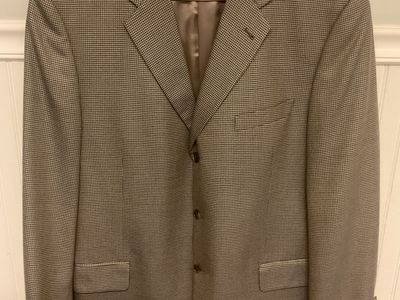 42 R Joseph Abboud Nordstrom Brown Tweed Blazer