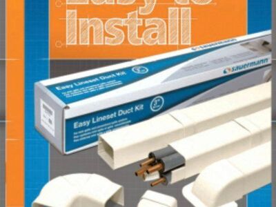 NEW - Line Hide - Easy Lineset Duct Kit 4" - Sauermann