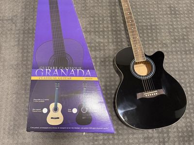 Delson Granada 3/4 Size Black Classical Guitar - New in Box