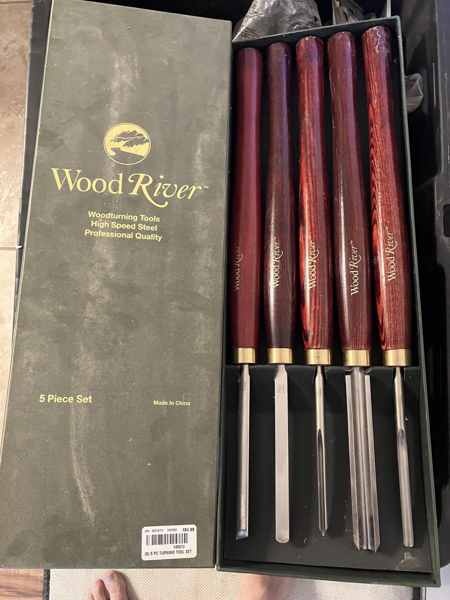 Wood Turning Chisels - Set of 5