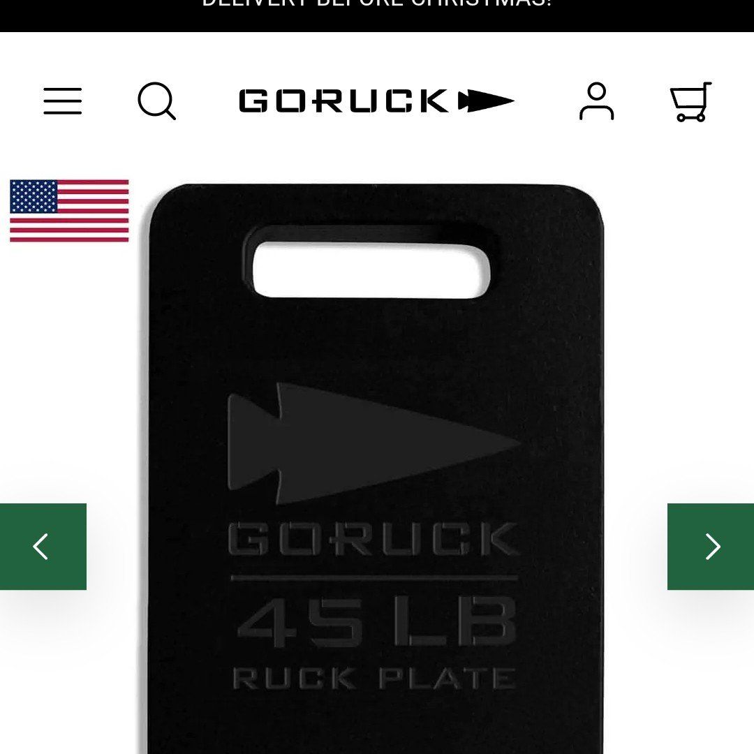 GO RUCK Vest Plates 10lb, 20lb, 30lb, 45lb