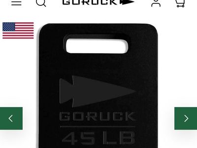 GO RUCK Vest Plates 10lb, 20lb, 30lb, 45lb