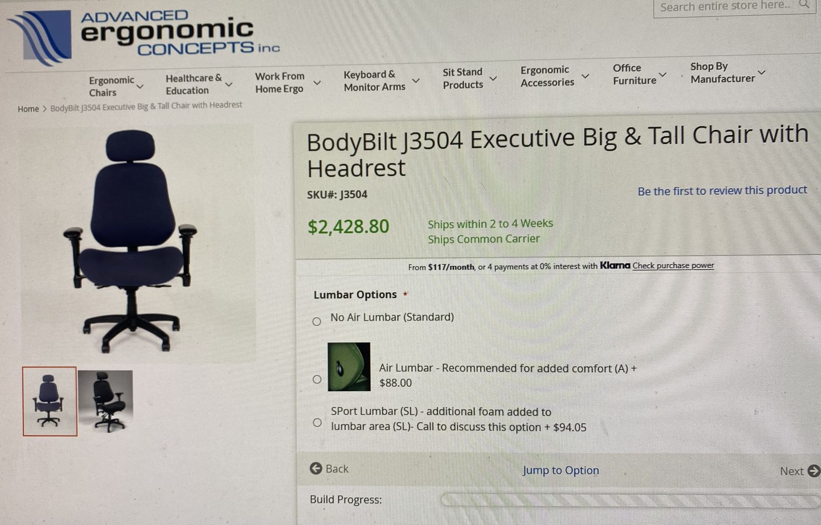 Big and Tall office chair