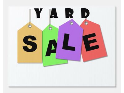 Yard sale this Saturday August 15th from 10am to 2pm EVERYTHING IS NEW