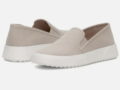 Lucky Brand Gimmony Women's Slip-On Canvas Sneakers in Light Beige - Size 9