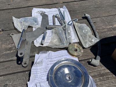 New vintage air small block Chevy AC bracket kit