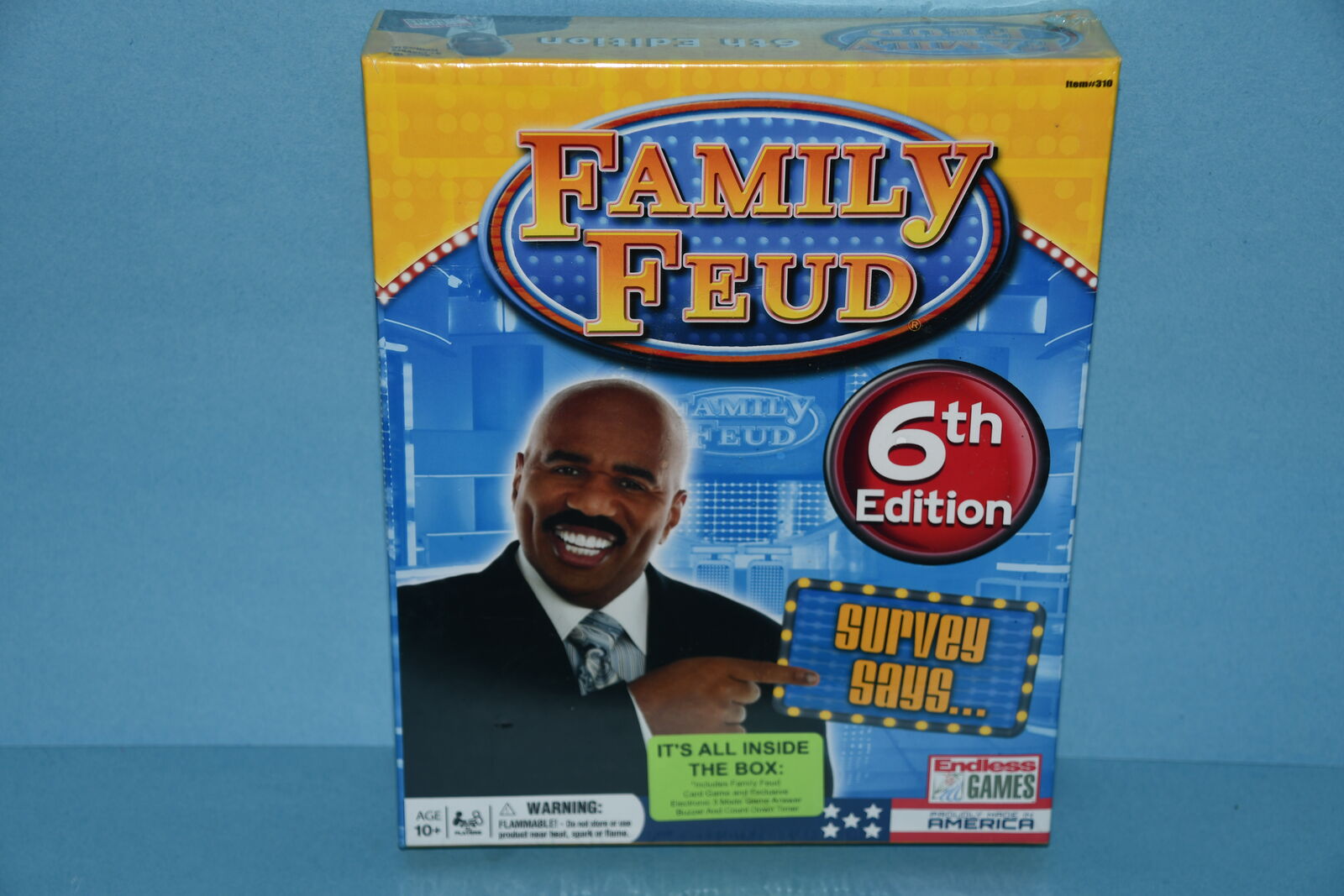 NEW, SEALED "FAMILY FEUD" GAME ~ 6th EDITION ~ AGES 10+