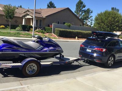 2008 Yamaha FX SHO WaveRunner Personal Watercraft (Blue) with Trailer