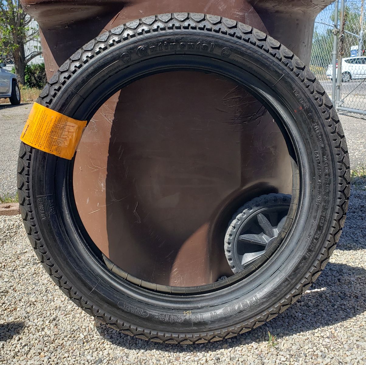 New Continental K112 Front M/C Tire 120/90-18 *Please Read*